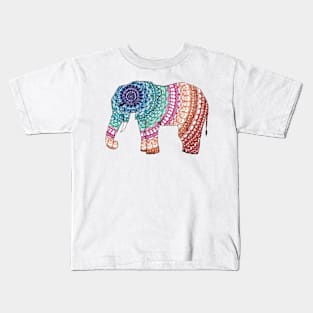 Mandala Elephant Kids T-Shirt